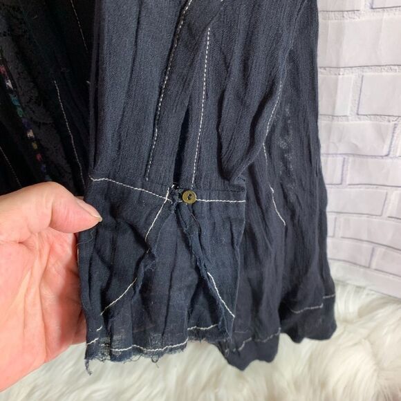 Free People FP One Black Panel Inset Dress… - Picture 2 of 5